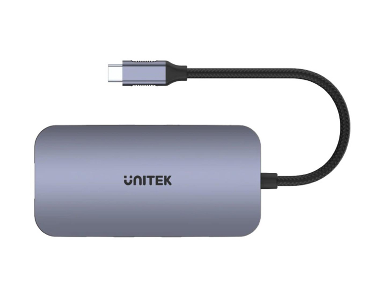 Unitek Hub N9+ USB-C HDMI, PD 100W, czytnik kart